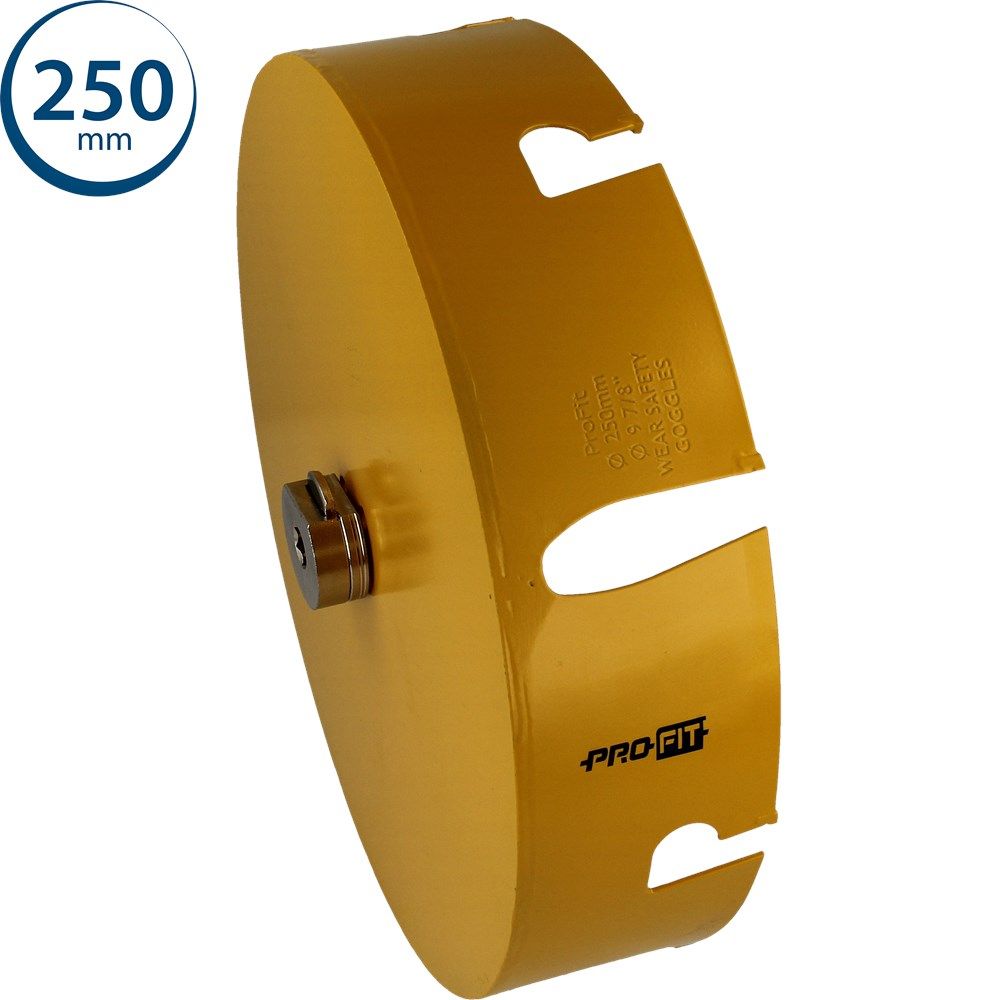 ProFit 09081250 Mehrzweck-Lochsäge 250 mm mit integriertem Adapter