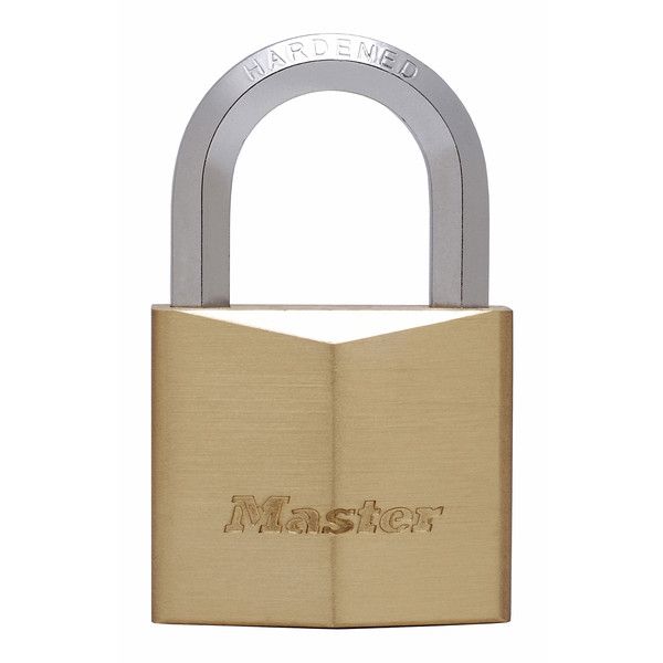 Masterlock 1155EURD Vorhängeschloss, Messing massiv 50mm