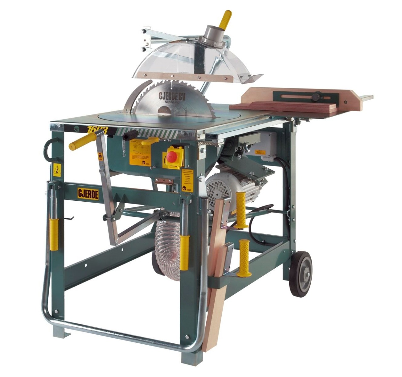 Gjerde 90058 1603-NL Bausäge 3,6 kW 400 Volt + Radsatz