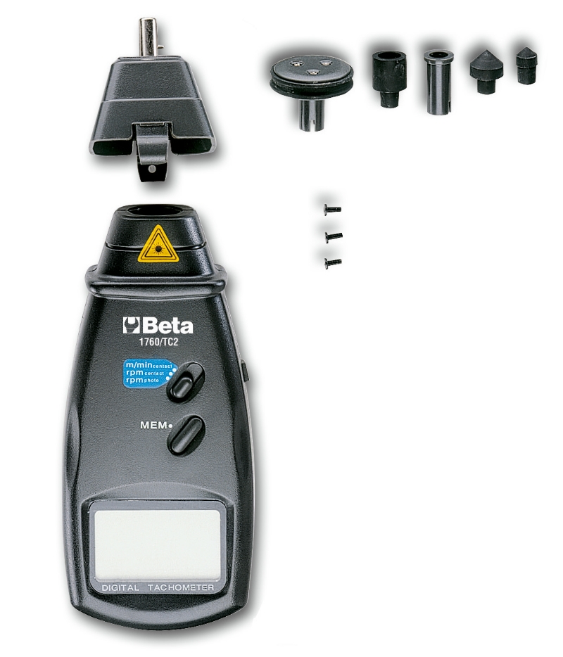 Beta 017600161 1760/Tc2-Digitaler Tachometer 230 L mm