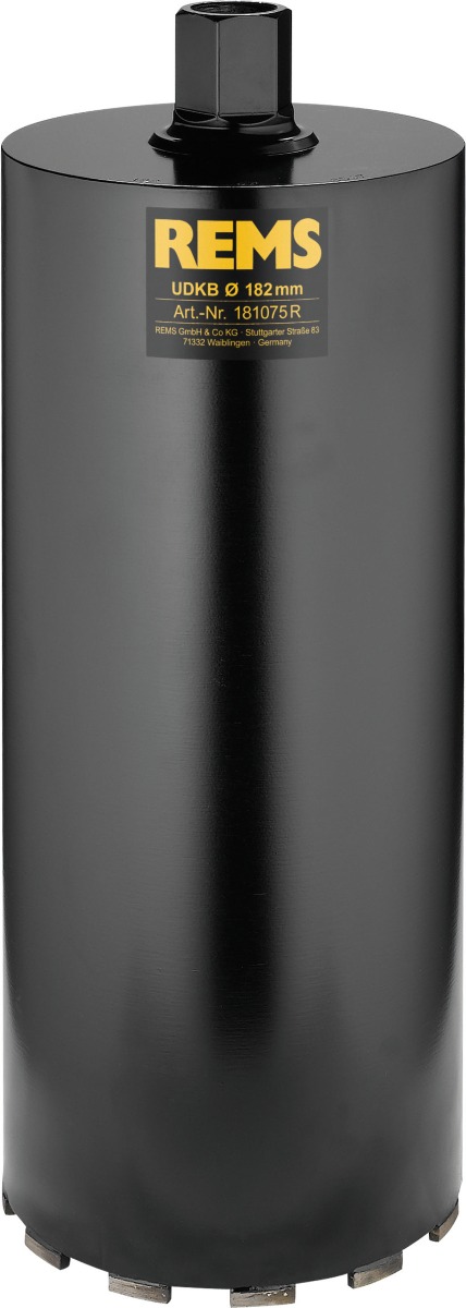 Rems 181075 R 181075 UDKB 182x420xUNC 1 1/4 Diamant-Bohrkrone nass/trocken