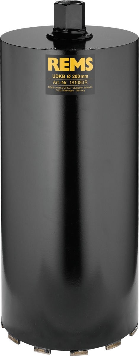 Rems 181080 R 181080 UDKB 200x420xUNC 1 1/4 Diamant-Bohrkrone nass/trocken