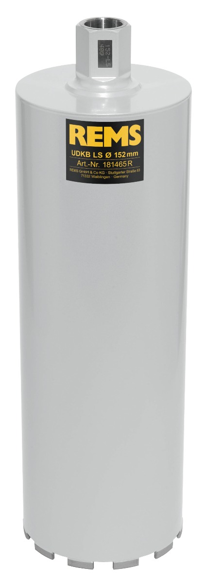 Rems 181465 R 181465 UDKB-LS 152x420xUNC 1 1/4 Diamant-Bohrkrone Lasergeschweißt Trocken/Nass