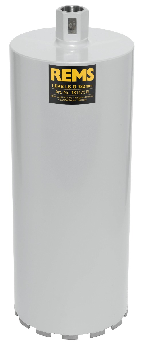 Rems 181475 R 181475 UDKB-LS 182x420xUNC 1 1/4 Diamant-Bohrkrone Lasergeschweißt Trocken/Nass