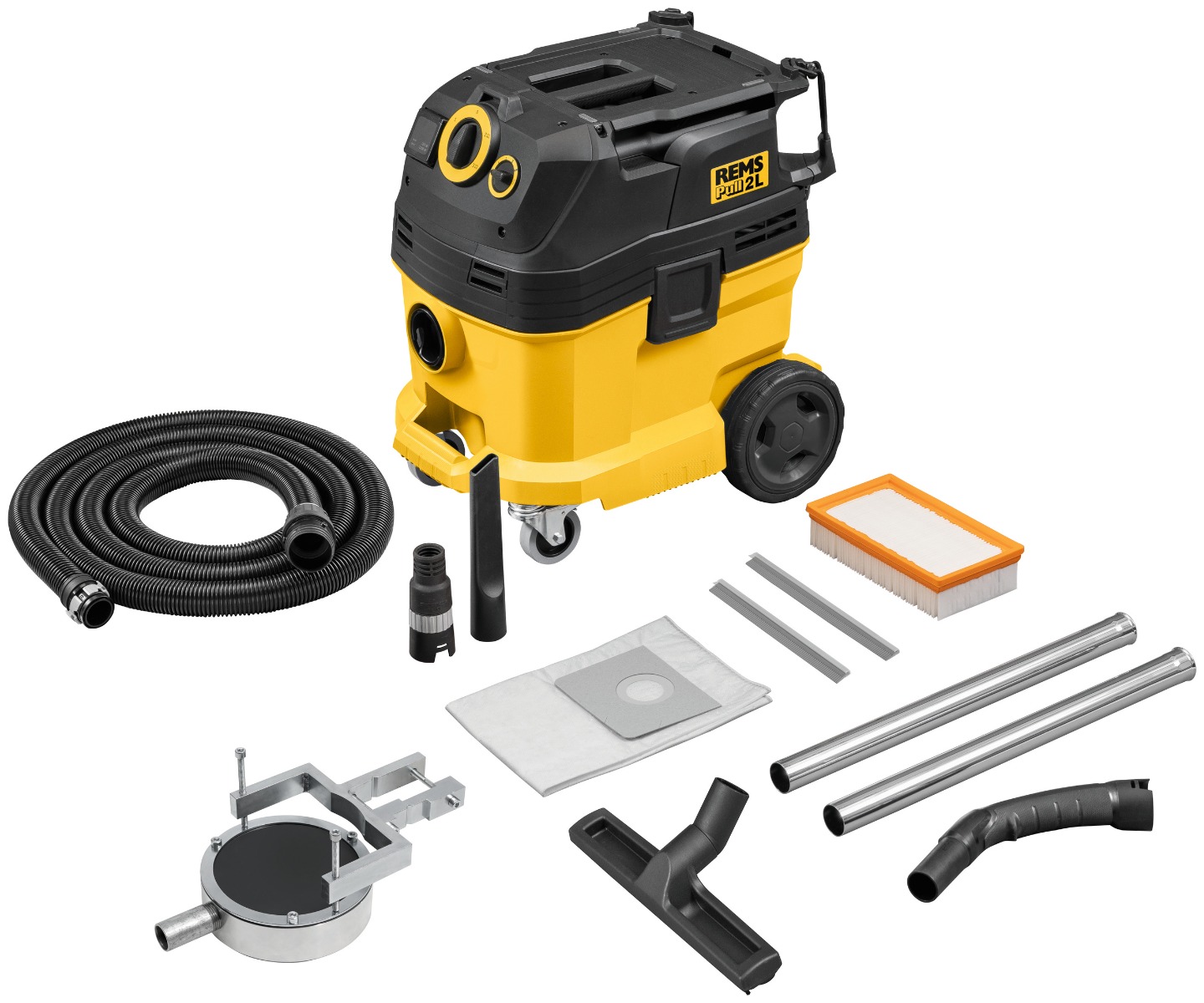 Rems 185603 R220 Pull 2 L Set W Trocken- und Nasssauger L-Class mit Wasserabsaugung für Nassbohrungen
