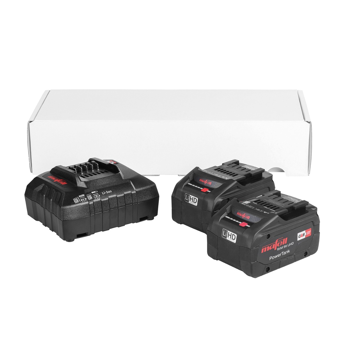 Mafell Zubehör 1P0506 209599 Power-Set 2 - 2 x 18 M 99 Akku 18V 5.5Ah LiHD + APS M Ladegerät