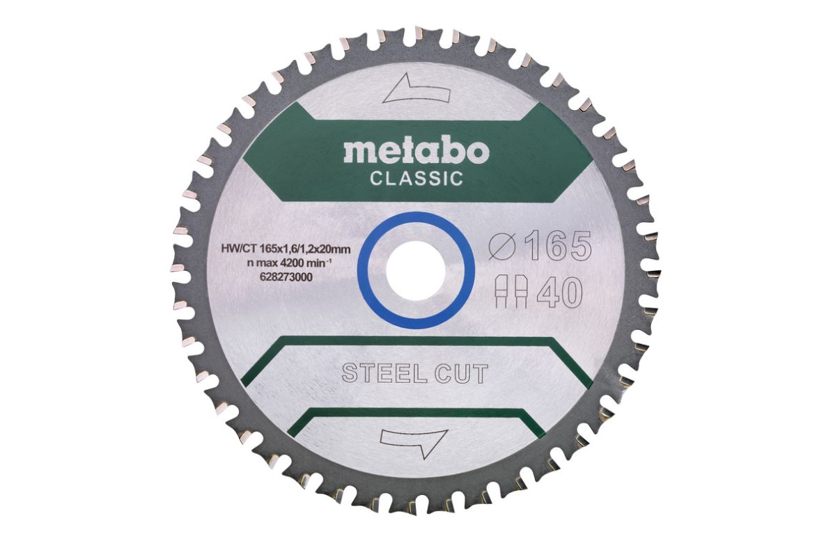 Metabo Zubehör 628684000 Kreissägeblatt SteelCutSandwichplatten Classic 190x30 Z48 /B