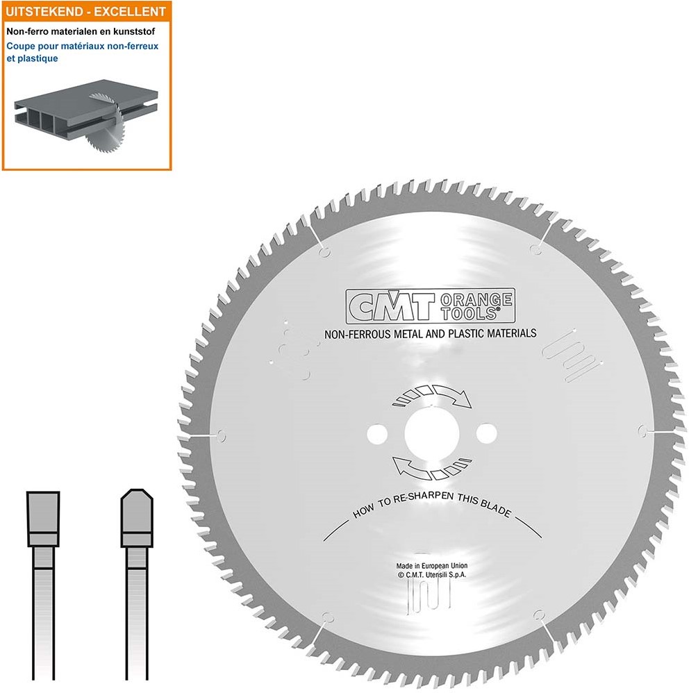 CMT 284.120.20M Kreissägeblatt für Nichteisenmetalle 500 x 30 x 120T