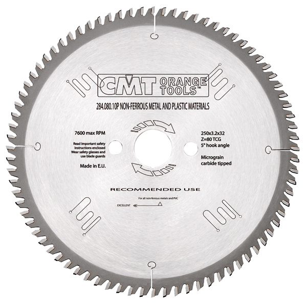 CMT 284.096.12P Sägeblatt für Nichteisenmetalle (Alu) positiv 300 x 32 x 96T