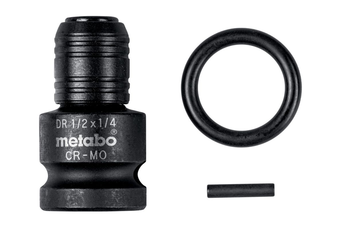 Metabo Zubehör 628837000 Adapter 1/2" auf 1/4" E6,3 (3 Stück)