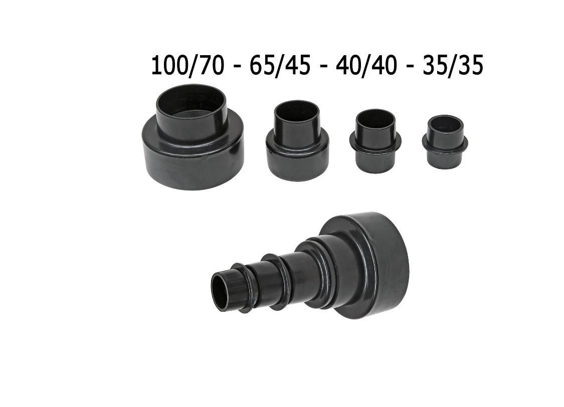 AirFlux AIR-40103 Adapter 4-teilig bis 100 mm