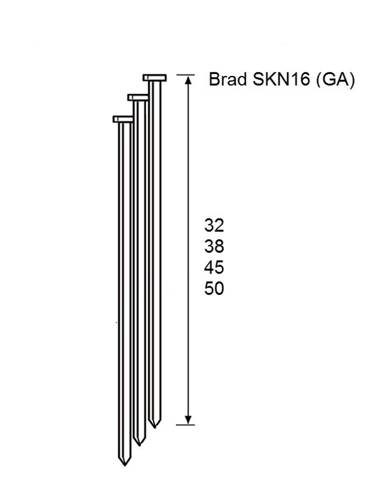 Dutack 5138052 Brad SKN16 45mm 20° verzinkt 2000 Stück
