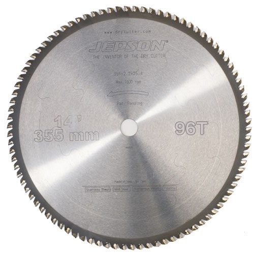 Jepson 600594 HM-Sägeblatt 355 mm 96 Zähne Aluminium
