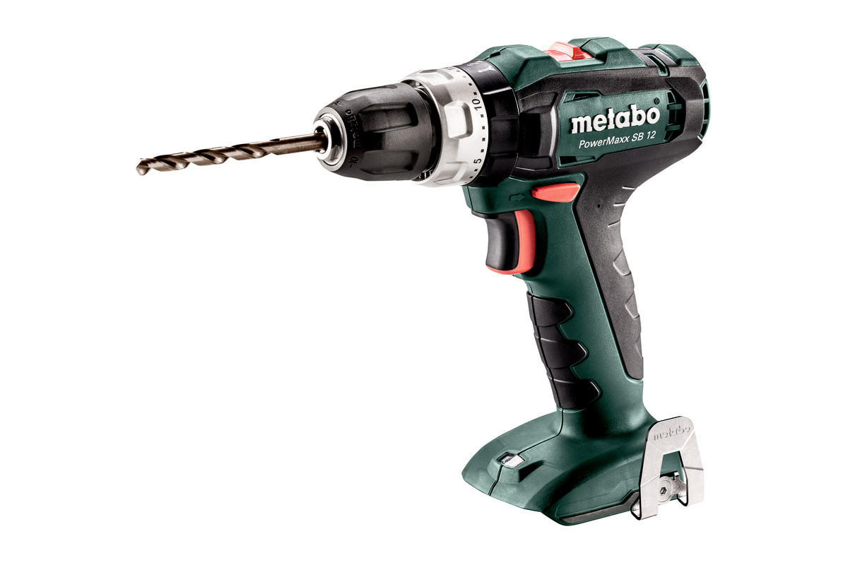 Metabo 601076890 PowerMaxx SB 12 Akku-Schlagbohrmaschine 12V ohne Akkus und Ladegerät