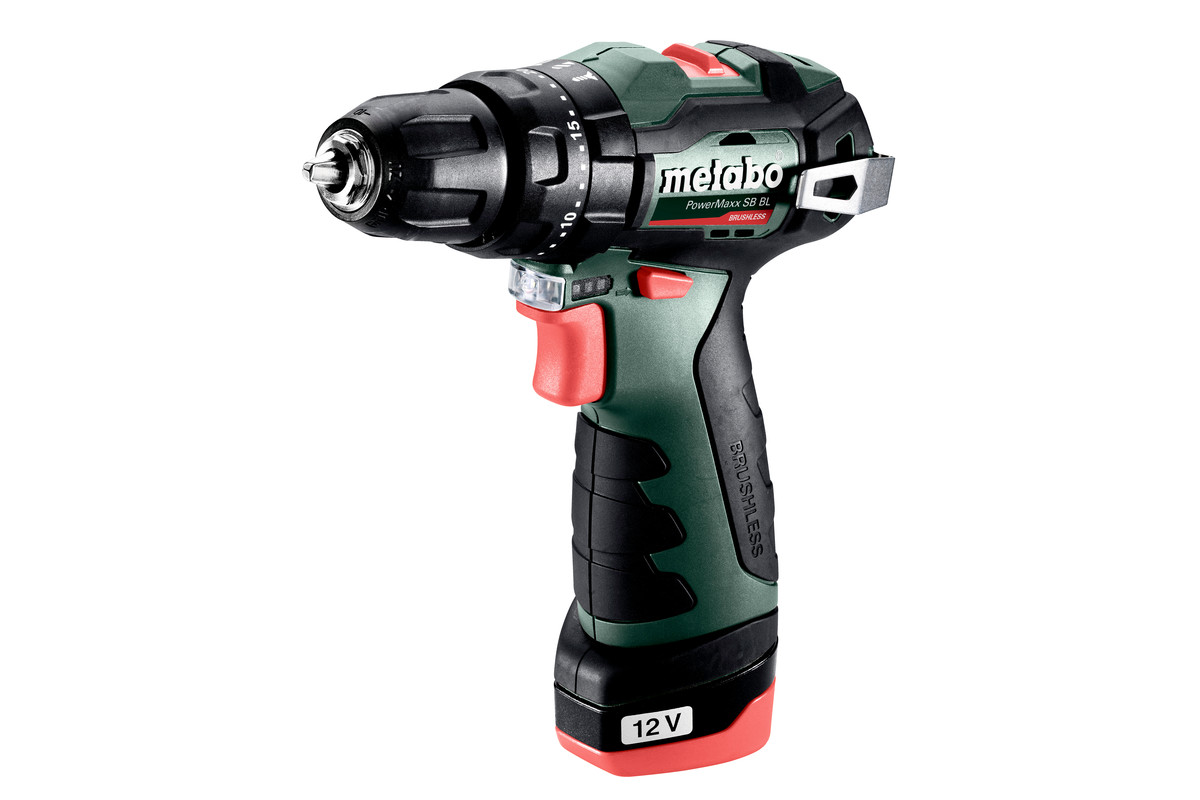 Metabo 601784500 PowerMaxx SB BL Akku-Schlagbohrmaschine 12 Volt 2,0 AH Li-Ion