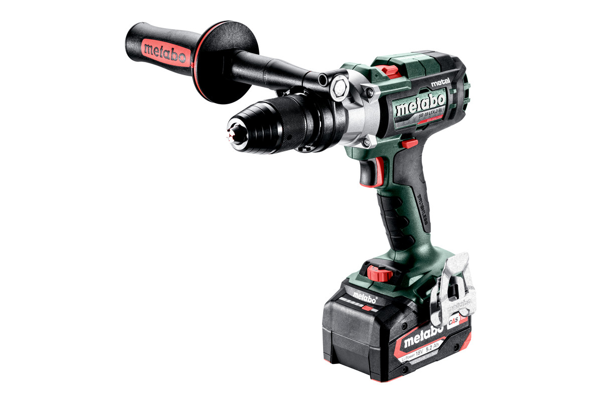 Metabo 603183650 SB18LTX-3 BL I Metall-Akku-Bohrhammer 18V 5.2Ah Li-Ion