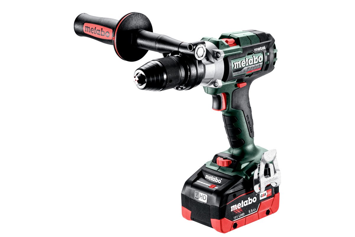 Metabo 603183660 SB18LTX-3 BL I Metall-Akku-Bohrhammer 18V 5,5Ah LiHD