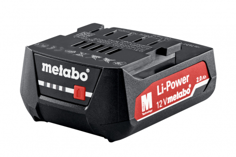 Metabo Zubehör 625406000 Akkupack 12 Volt 2.0 Ah Li-ion