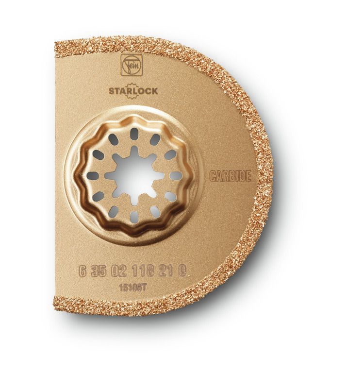 Fein Zubehör 63502118210 Hartmetall-Sägeblatt segmentiert SL Durchmesser 75 x 2,2