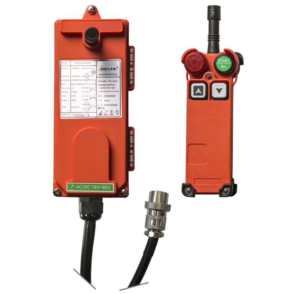 Delta DH.RC.0202 DELTACONTROL Funkfernsteuerung für DEH - Doppelte Geschwindigkeit - Zwei Tasten