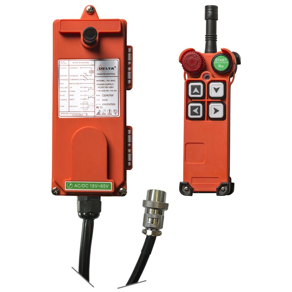 Delta DH.RC.0402 DELTACONTROL Funkfernsteuerung für DEH - Doppelte Geschwindigkeit - Vier Tasten