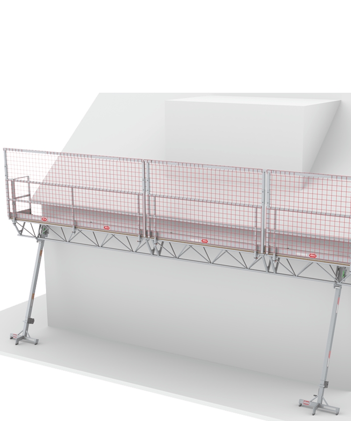 Altrex C500812 MTB DRB Modulare Dreiecksbrücke mit Winde Länge 10 m Arbeitshöhe 4-6m