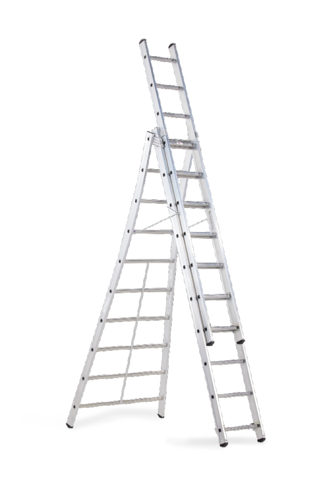 Altrex 515310 Kibo 3-teilige Reformleiter 3 x 10 Sprossen
