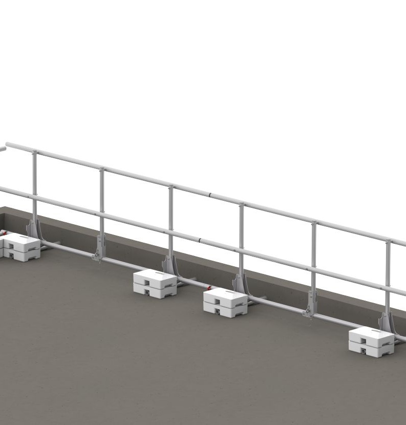 Altrex C500641 EP6 Dachkantsicherung 2 x 3 m inkl. Betonbl&ouml;cke