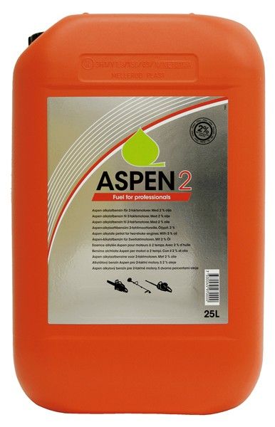 Aspen 060 Gebrauchsfertige Benzinmischung 25 Liter für Zweitaktmotoren