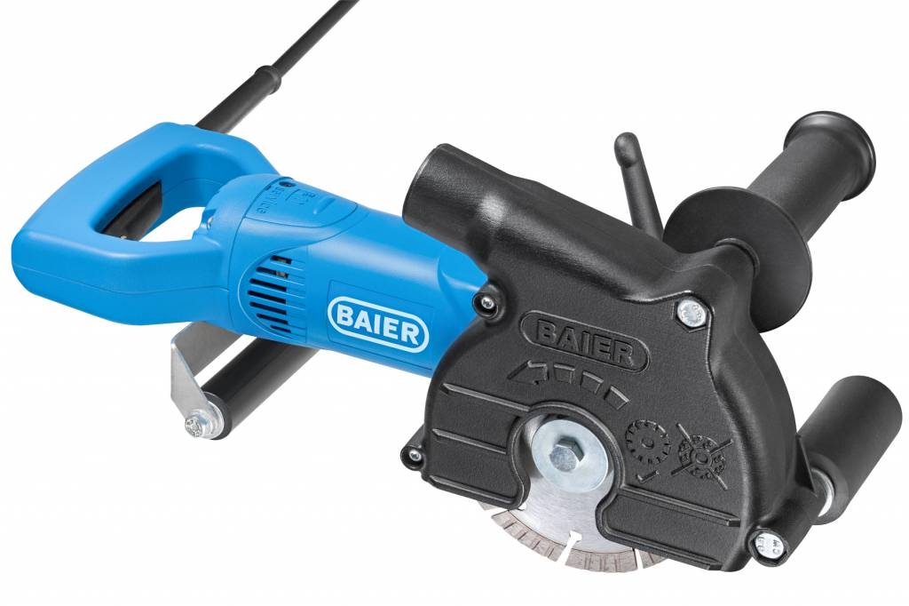 Baier 6000000796 Diamantfräse BDN 125 im Kunststoff-Transportkoffer mit 2 Diamantscheiben Turbo