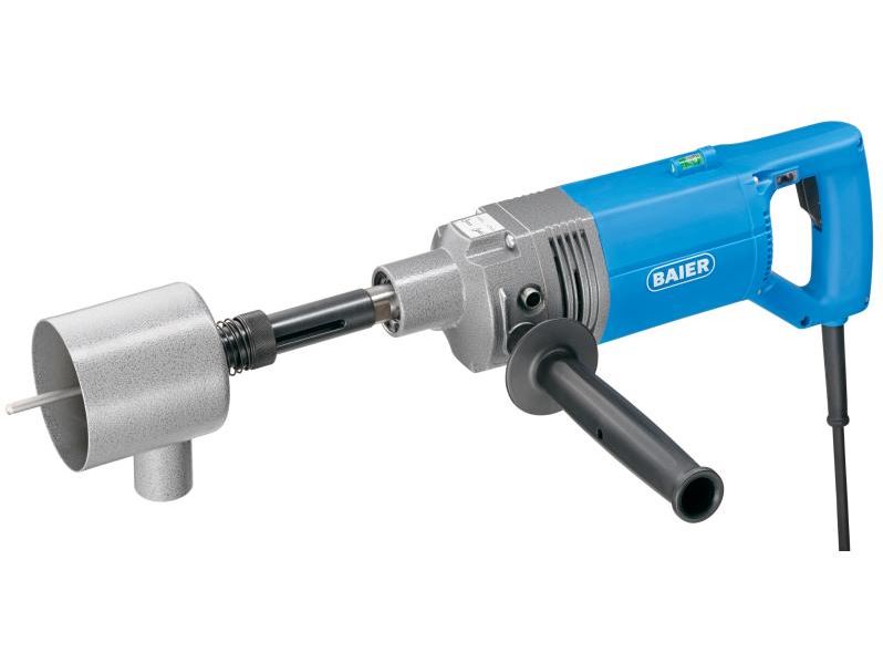 Baier 6000000765 BDB822A Diamant-Kernbohrmaschine (trocken) 1400 Watt Absaugadapter speziell für Kastenbohrungen
