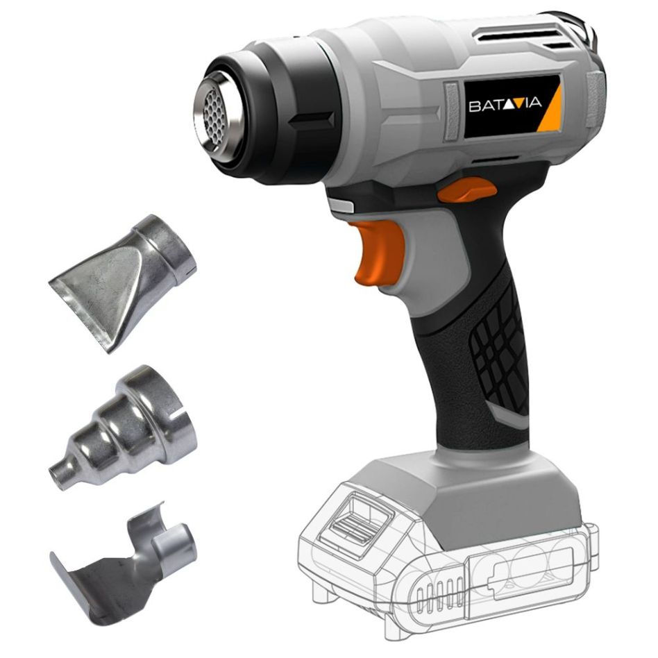 Batavia 7063519 MaxxPack 18V Akku-Heißluftgebläse 550°C ohne Akku und Ladegerät