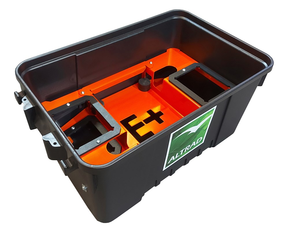 Belle 62987 Aufbewahrungsbox für Cramer-Akku und Ladegerät