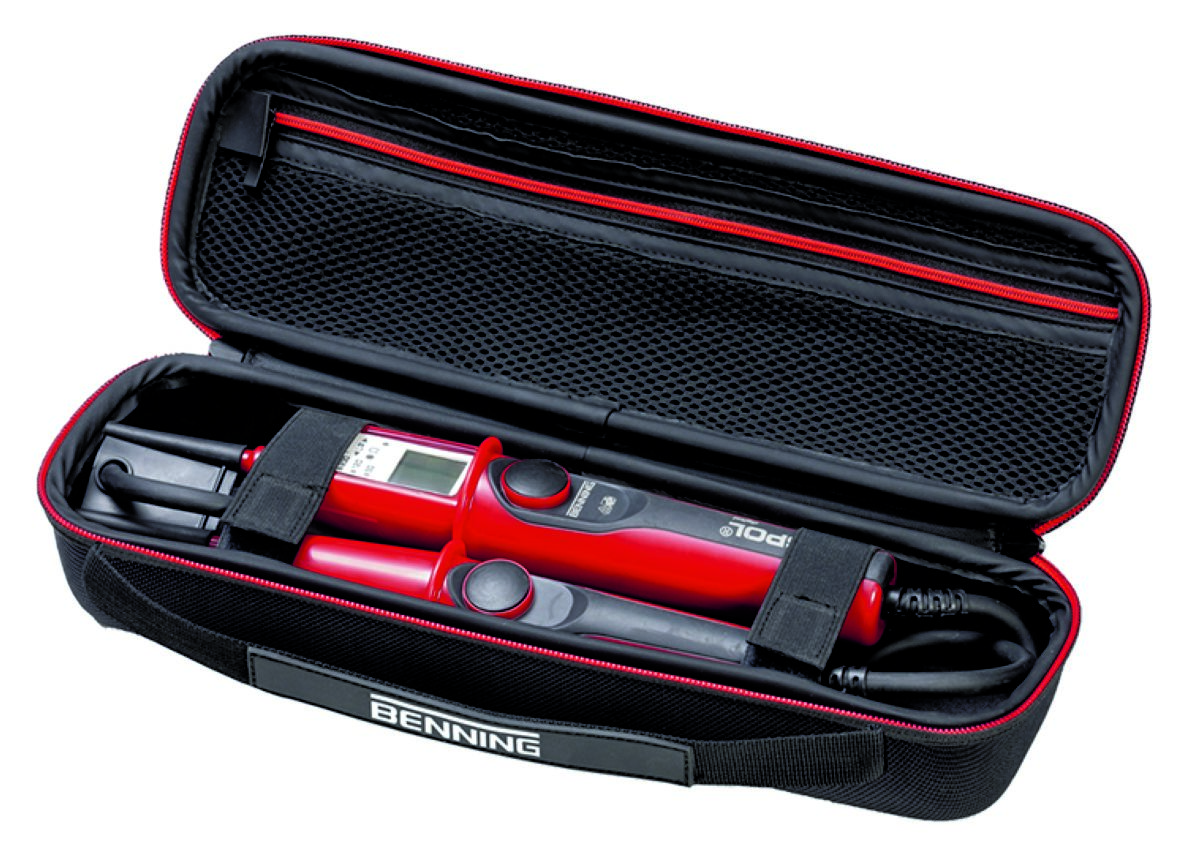Benning 050264 Duspol Digitaler Zweipoliger Spannungsprüfer + Tragetasche Premium