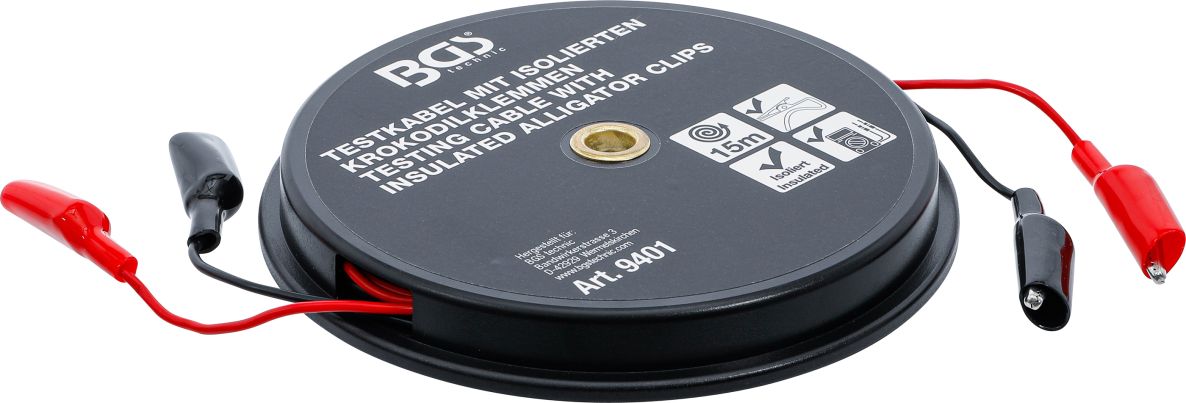 BGS 9401 Kabelkasten mit Krokodilmaul 15 m