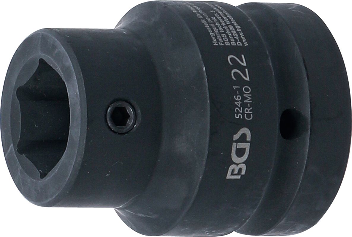 BGS 5246-1 Bit-Adapter für BGS 5246 25 mm (1") - Innensechskant 22 mm
