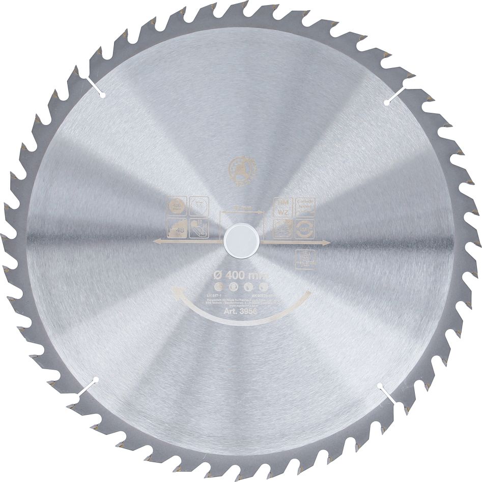 BGS Do It Yourself 3956 HM-Kreissägeblatt Ø 400 x 30 x 3,4 mm 48 Zähne
