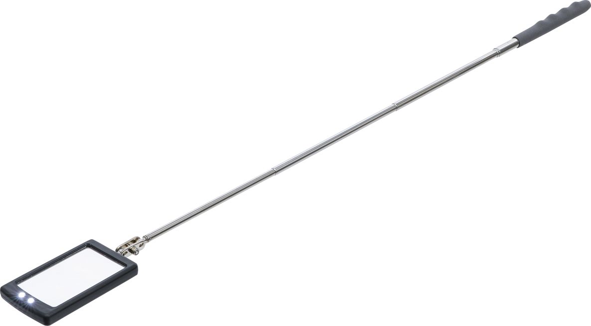 BGS Do It Yourself 99302 LED-Teleskop-Inspektionsspiegel 290 - 876 mm