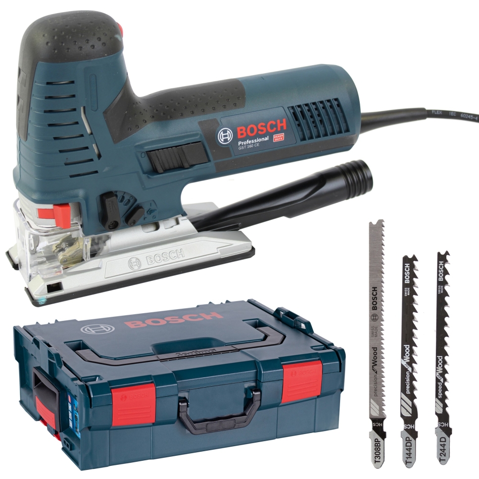 Bosch Blau 0601517000 GST 160 CE Professional Stichsäge + Koffer