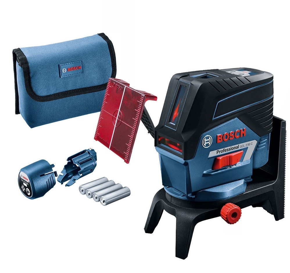 Bosch Blau 0601066G03 GCL 2-50 C Professional Kombilaser + Koffer