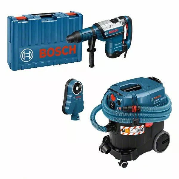Bosch Blau 0615A5004K GBH 8-45 DV Kombihammer + GAS 35 M AFC Staubsauger + GDE 68 Absaugvorrichtung