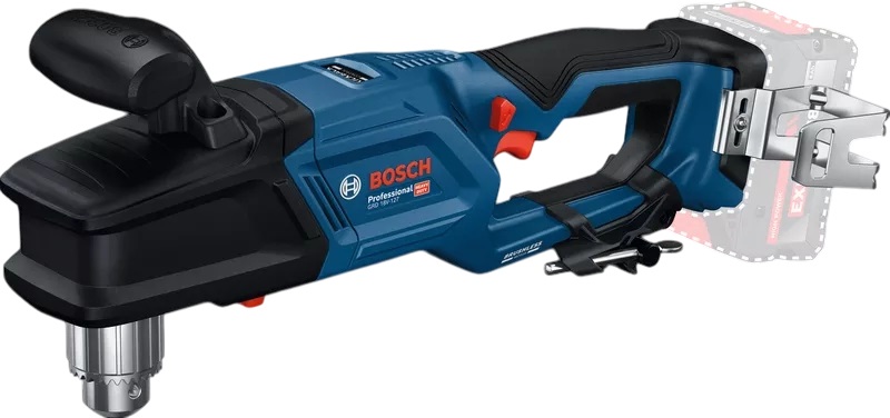 Bosch Blau 06019N5000 GRD 18V-127 Akku-Winkelbohrmaschine ohne Akku und Ladegerät im Karton