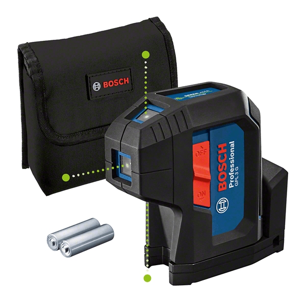 Bosch Blau 0601066N00 GPL 3 G Punktlaser Grün