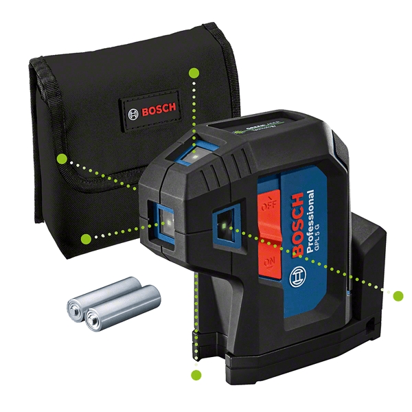 Bosch Blau 0601066P00 GPL 5 G Punktlaser Grün