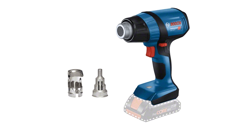 Bosch Blau 06012A6500 GHG 18V-50 Professionelle kabellose Heißluftpistole 18V ohne Batterien und Ladegerät