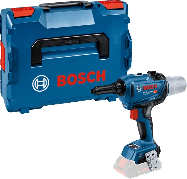 Bosch Blau 06019K5002 GRG 18V-16 C Profi-Akku-Blindnietzange 18V exkl. Akkus und Ladegerät in L-Boxx