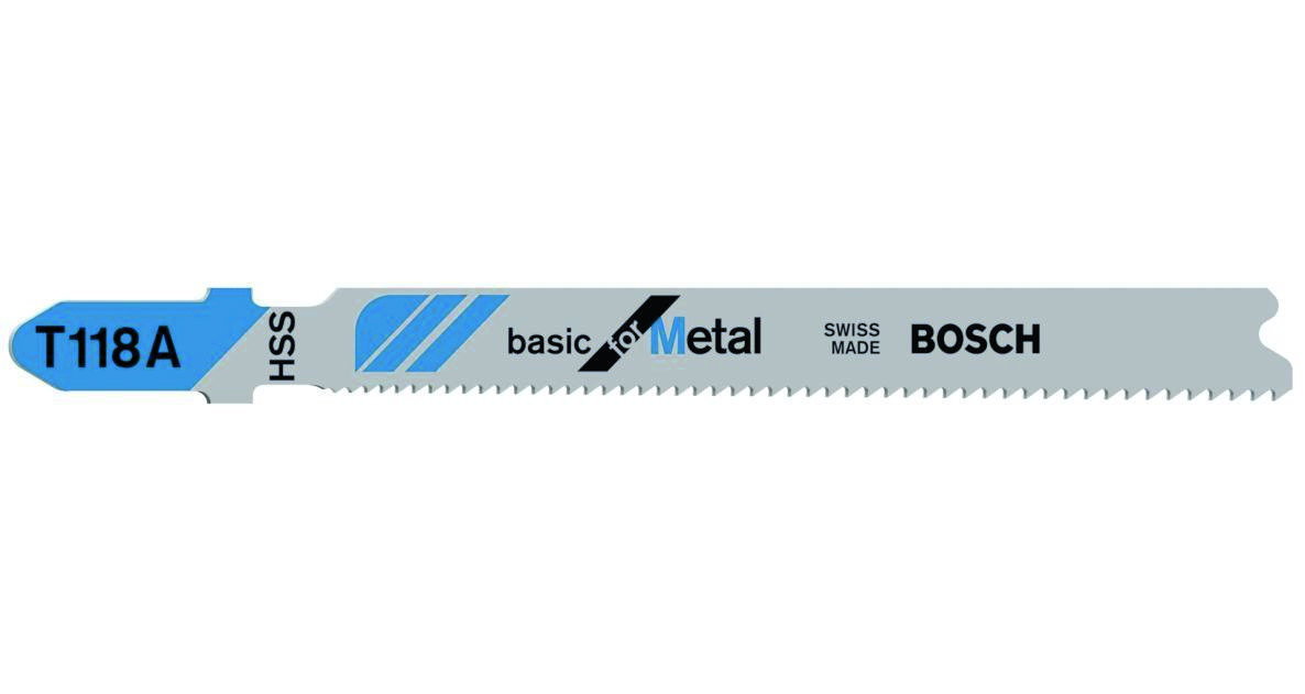Bosch Blau Zubehör 2608631013 Stichsägeblatt Metal 5 Stk.