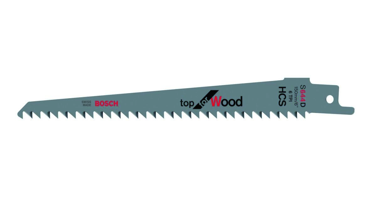 Bosch Blau Zubehör 2608650673 Säbelsägeblatt Wood 150mm,5 Stk.