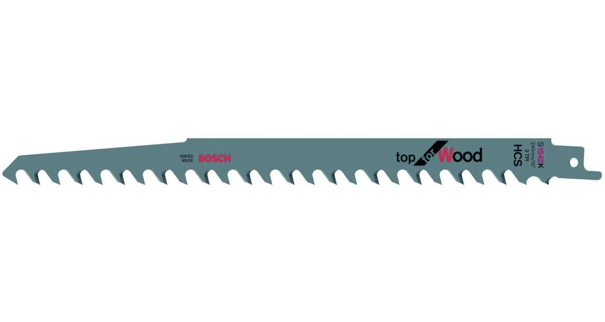 Bosch Blau Zubehör 2608650682 Säbelsägeblatt Wood 240mm,5 Stk.