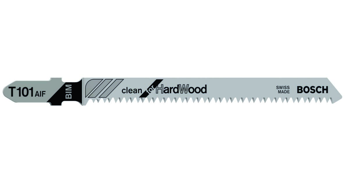 Bosch Blau Zubehör 2608634897 Stichsägeblatt Hard Wood 5 Stk.